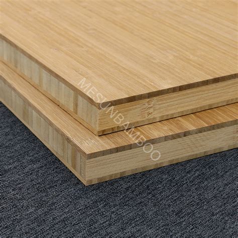 3 Ply 30mm Vertical Carbonized Solid Bamboo Plywood Mesunbamboo