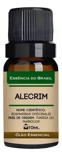 Aceite Esencial Ess Ncia Do Brasil Leo Essencial Alecrim Ml Puro E