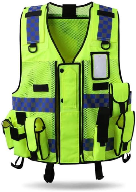 Hycoprot Hi Vis Viz High Visibility Mesh Reflective Safety Vest