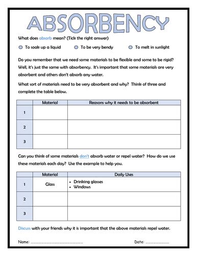 Materials Primary Science Teaching Resources And Ideas ǀ Tes