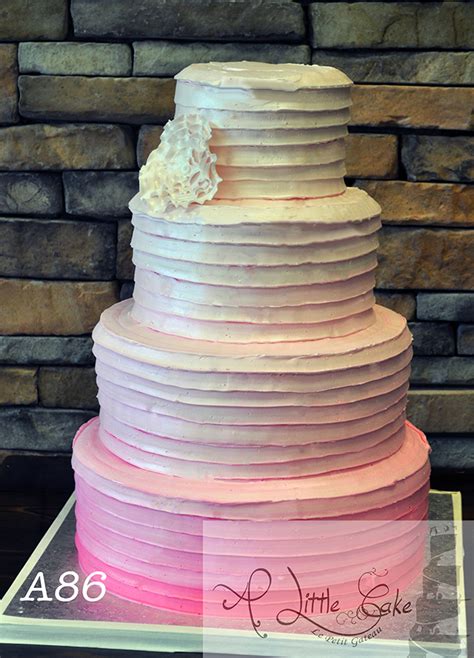 A86 Buttercream Wedding Cake