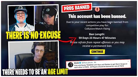 Streamers React To Pro Players Getting Banned For Cheating During Fncs