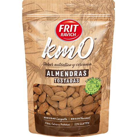 Almendras Tostadas Largeta Sin Gluten Bolsa G Frit Ravich