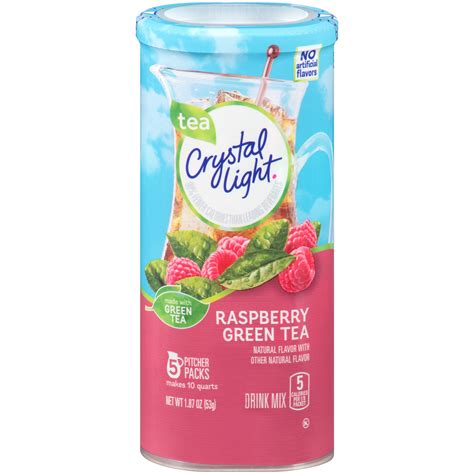 Crystal Light Raspberry Green Tea Drink Mix 5 Pitcher Packets My