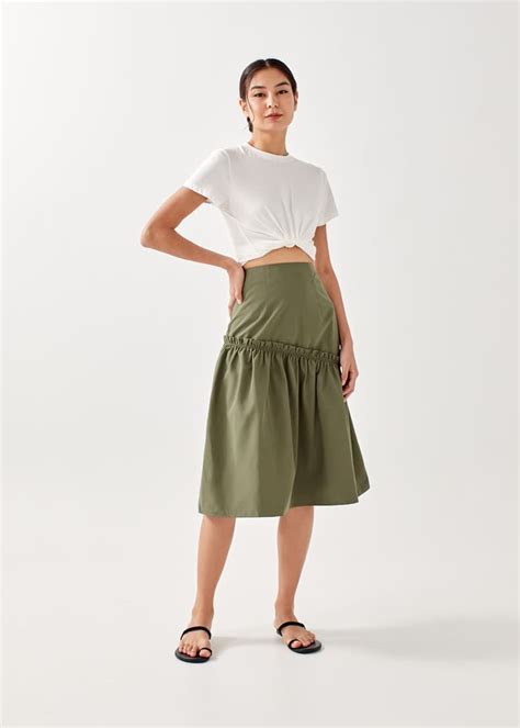 Cheriea Asymmetrical Midi Skirt Love Bonito Intl