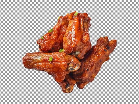 Saboroso Frango Frito Isolado Em Fundo Transparente PSD Premium