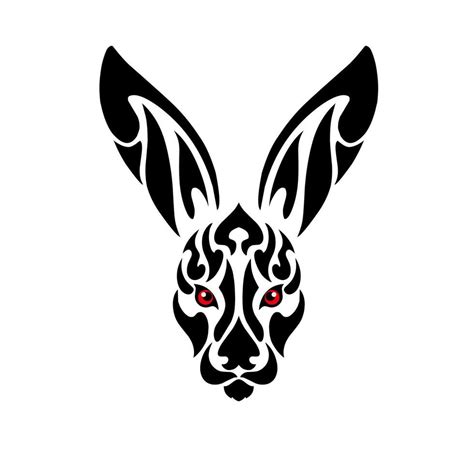 Tribal Rabbit Tattoo