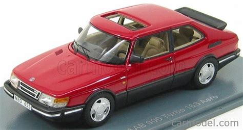 NEO SCALE MODELS NEO43655 Scale 1 43 SAAB 900 TURBO 16S AERO 1992 RED