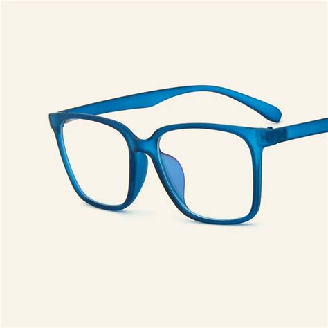 New Fashion Brand Designer Blue Glasses Frames Men And Women Myopia ...