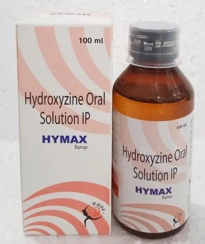 Hydroxyzine Oral Solution IP For Commercial At Rs 75 Bottle In Barwala