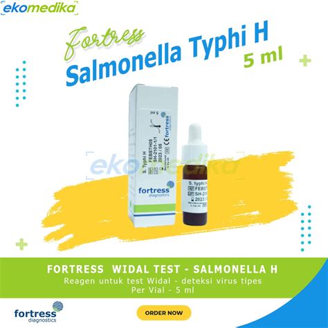 Jual Reagen Widal Salmonela FORTRESS Salmonella Para Thypi Per Vial