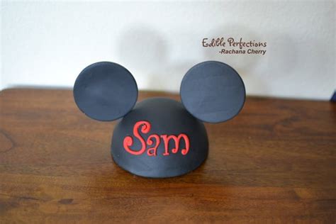 Mickey Mouse Head Cake Topper Edible Perfections