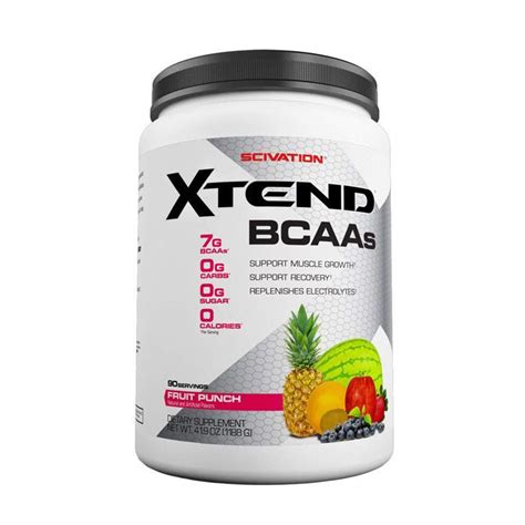 Buy Scivation Xtend Bcaa Fruit Punch 90 Servings 41 9 Oz Online At Best