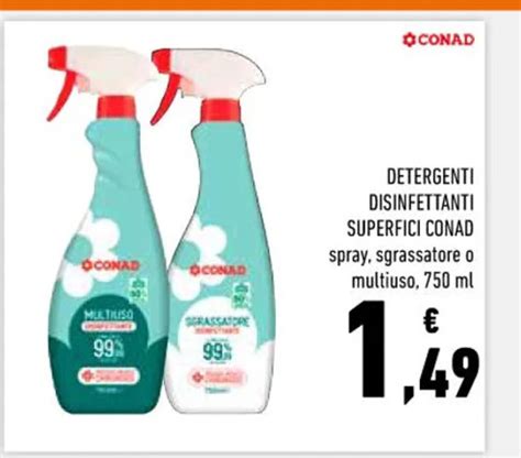 Offerta Conad Detergenti Disinfettanti Superfici Spray Sgrassatore O