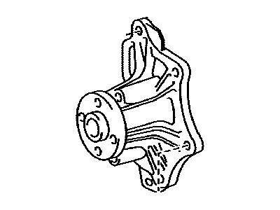 Genuine Toyota Engine Water Pump Assembly