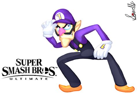 Waluigi - Super Smash Bros. Ultimate by Sowells on DeviantArt