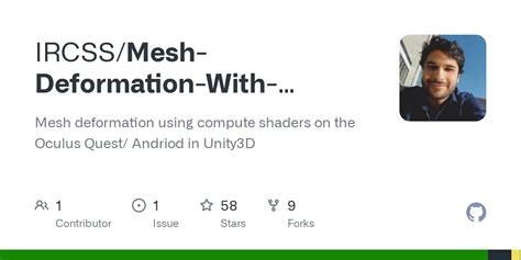 Github Ircss Mesh Deformation With Compute Shader Oculus Quest Unity