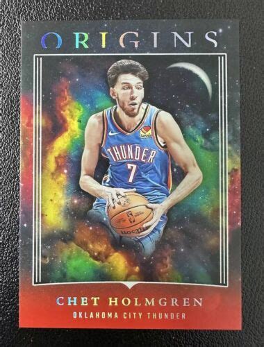 Chet Holmgren 2023 24 Panini Origins Base Red Oklahoma City Thunder 21