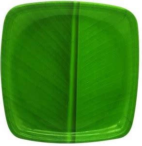 Icc Pack Of Melamin Banana Leaf Print Melamine Inch Half Plate