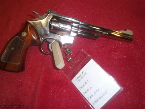 Smith And Wesson Model 19 5 Nickel Finish