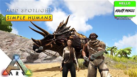 Ark Survival Evolved Mod Show Case Simple Humans Bush People