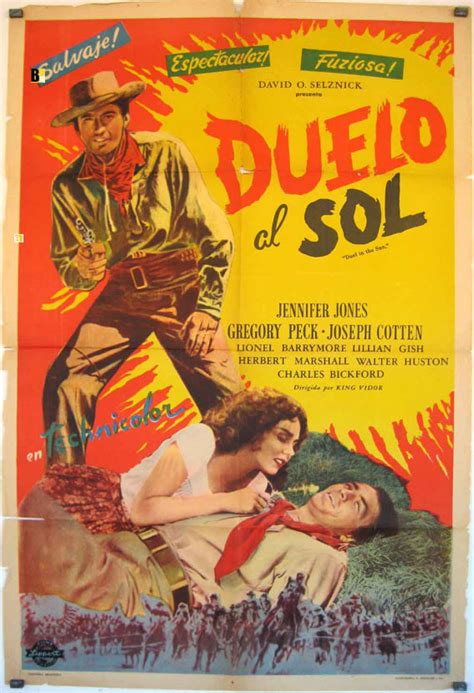 Duelo Al Sol Movie Poster Duel In The Sun Movie Poster