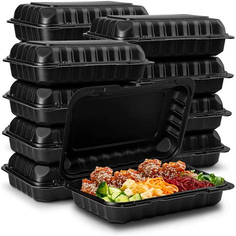 Amazon Eco Friendly Meal Prep Containers Pack X X Black