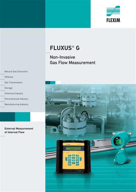 Flexim Fluxus Ultrasonic Gas Flow Meters G Gas Meter Series