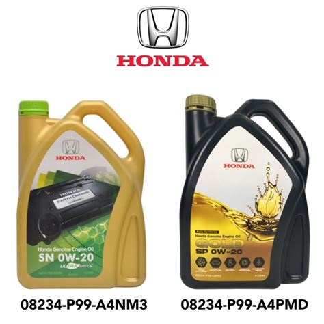 08234 P99 A4NM3 A4PMD Honda SN 0W20 Fully Synthetic Engine Oil 4