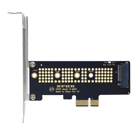 NVMe PCIe M.2 NGFF SSD to PCIe X1 Adapter Card PCIe X1 to M.2 Card ...