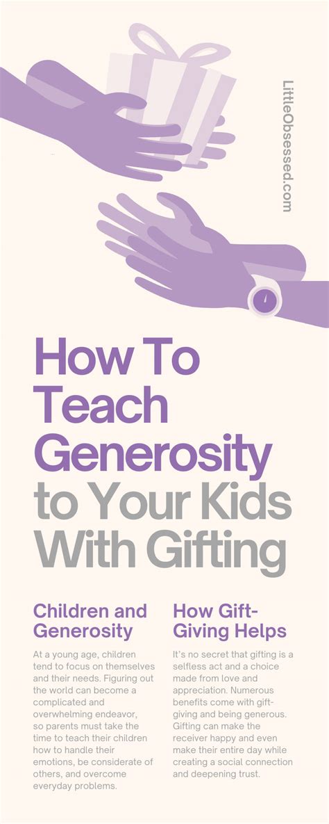 How To Teach Generosity To Your Kids With Ting Little Obsessed