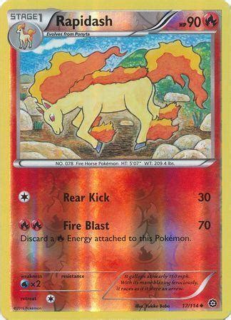 Rapidash Uncommon Reverse Holo Playset