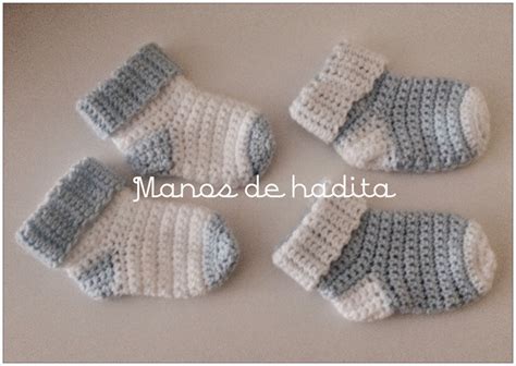 Manos de hadita Calcetines de bebé a crochet