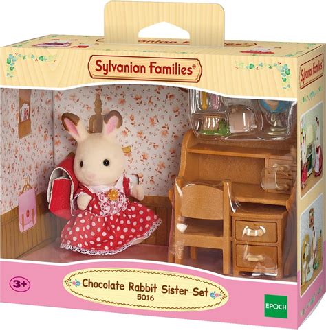 Sylvanian Families Chocolate Rabbit Sister Set Mini Muñecas Y Accesorios Multicolor Epoch