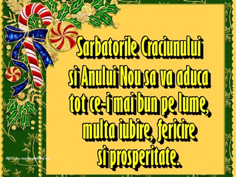 Felicitari De Craciun Sarbatorile Craciunului Si Anului Nou Sa Va