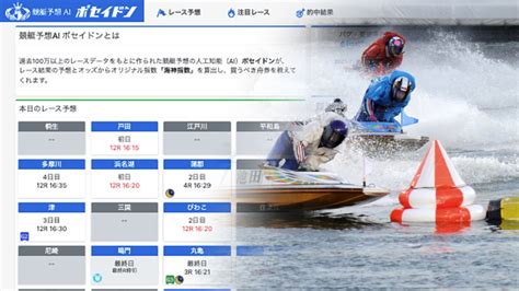 Aiによる競艇（ボートレース）予想サイト「ポセイドン」の使い方や特徴、過去1000レースの的中率や回収率を徹底解説！