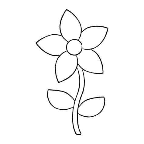 Simple Flowers Drawing Deals | dakora.com.co