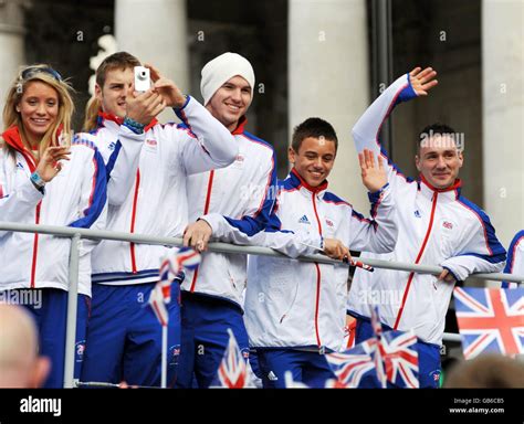 Olympics Team Gb Beijing Homecoming Parade London Tom Daley During