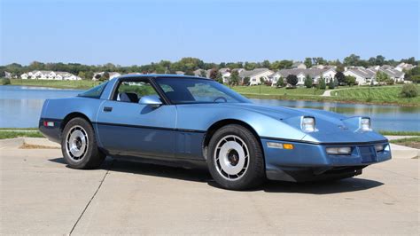 Light Blue 1984 Chevrolet Corvette