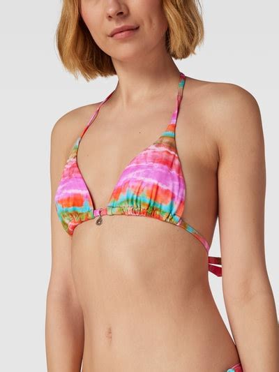 Banana Moon Bikini Oberteil Mit Allover Print Modell Rico Neon Pink