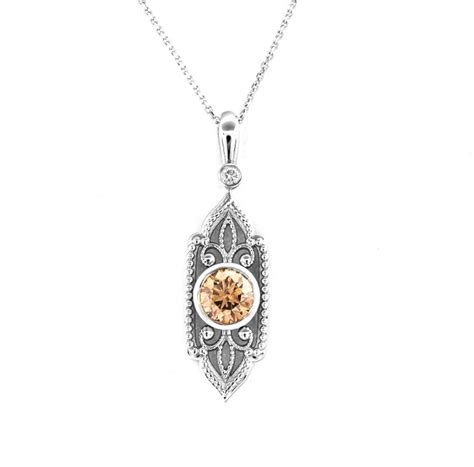 Tcw Diamond Pendant Carati Oro Bianco Collana Catawiki