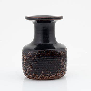 Stig Lindberg A Stoneware Vase Gustavsberg Studio Bukowskis