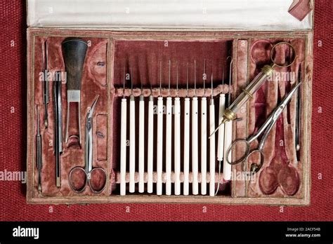 Surgical Instruments Set Of 19th Century Surgical Instruments From