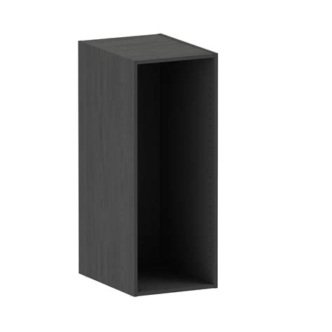 Caisson Spaceo Evo M Effet Bois Noir H X L X P Cm Leroy