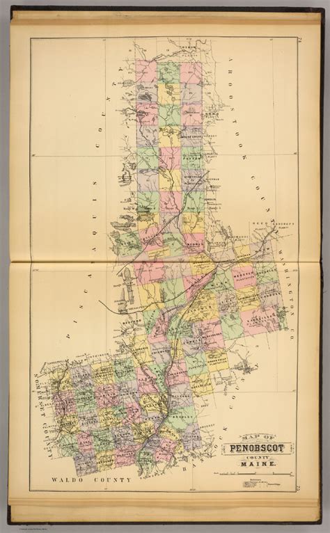 Map of Penobscot County, Maine. (1894) : J.H. Stuart & Co. : Free ...