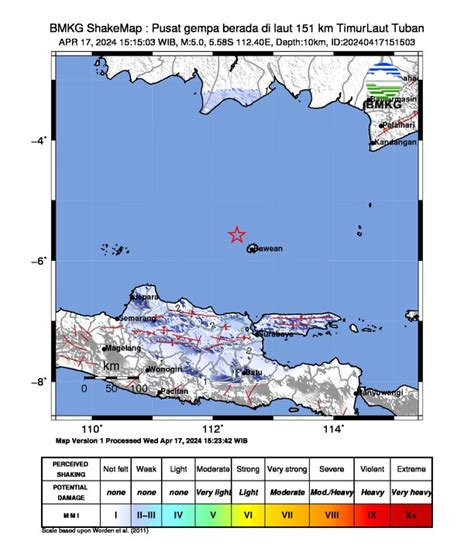 Tidak Berpotensi Tsunami Gempabumi Tektonik M5 0 Guncang Pantai Barat