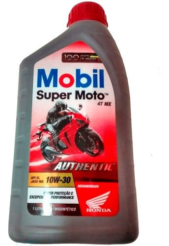 Óleo Super Mobil Honda Authentic 4t 10w30 1l Semi Sintético MercadoLivre