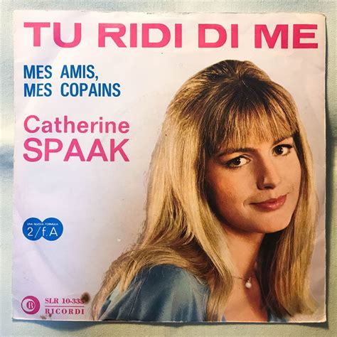 Yahooオークション イタリアorg Catherine Spaak Tu Ridi Di Me