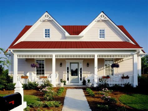 Exterior Paint Colours With Red Roof Paint Color Ideas