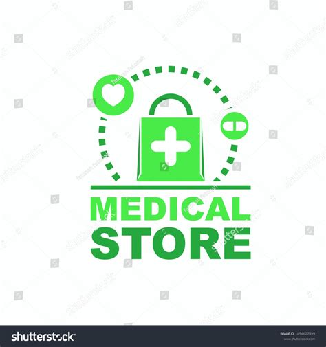 Medical Store Logo Design Vector Stock Vector (Royalty Free) 1894627399 ...